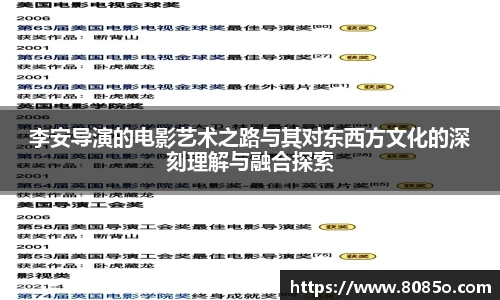 李安导演的电影艺术之路与其对东西方文化的深刻理解与融合探索